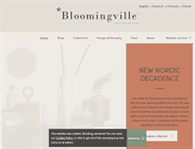 Tablet Screenshot of bloomingville.com